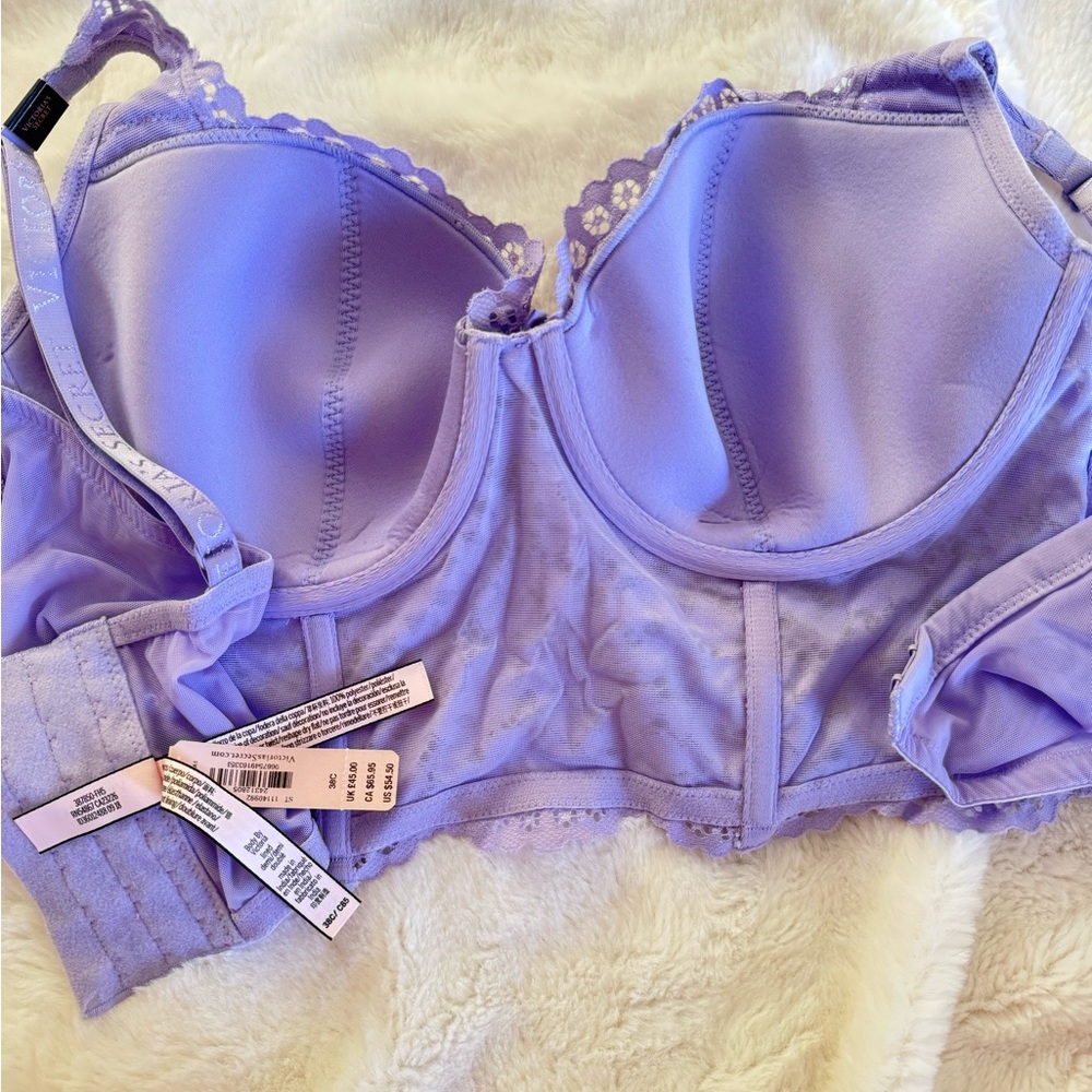 Victoria's Secret Lavender Lace Bra - Picture 2 of 7